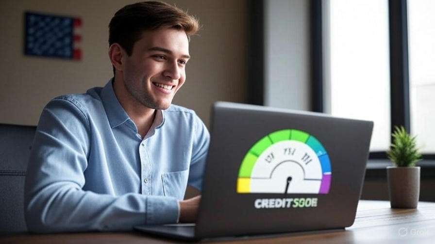 Check Your Credit Score Online using a laptop