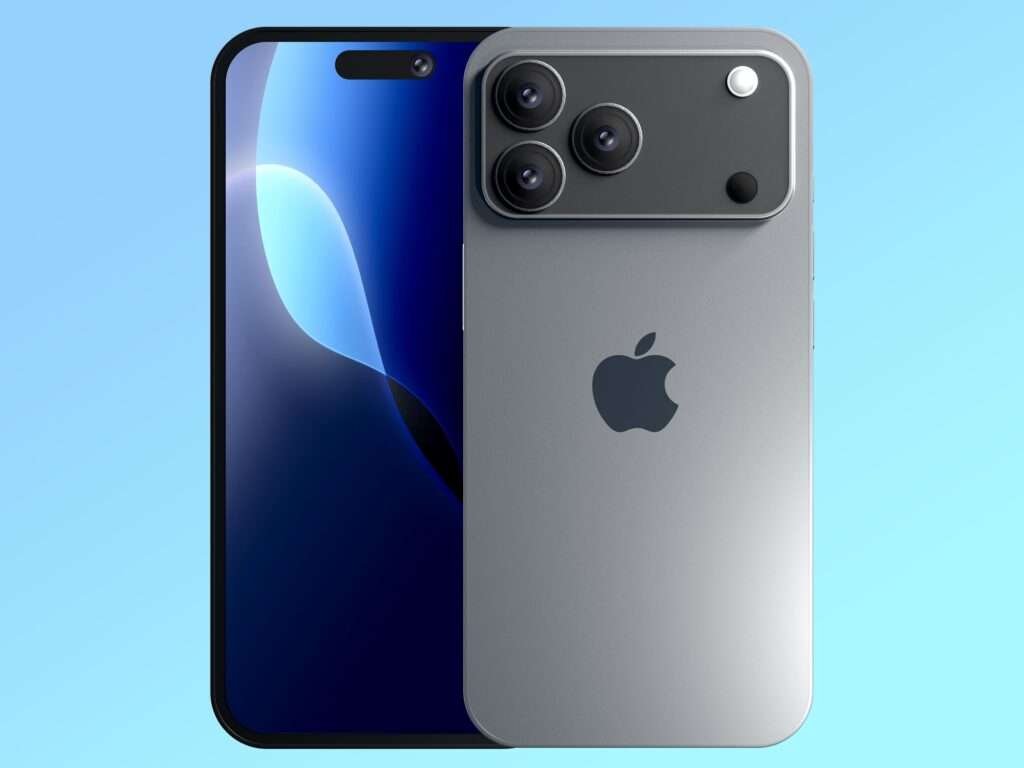 iPhone 17 showcasing futuristic design and AI-powered features